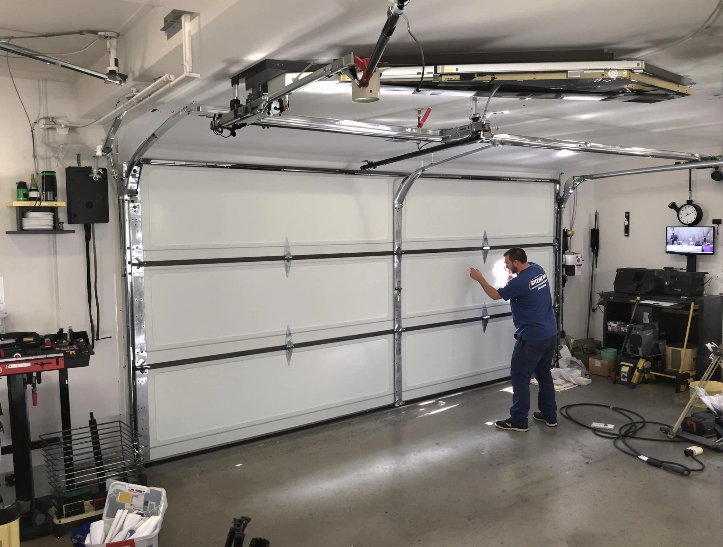 Professional garage door repair service by Morrow Garage Door Repair in Morrow