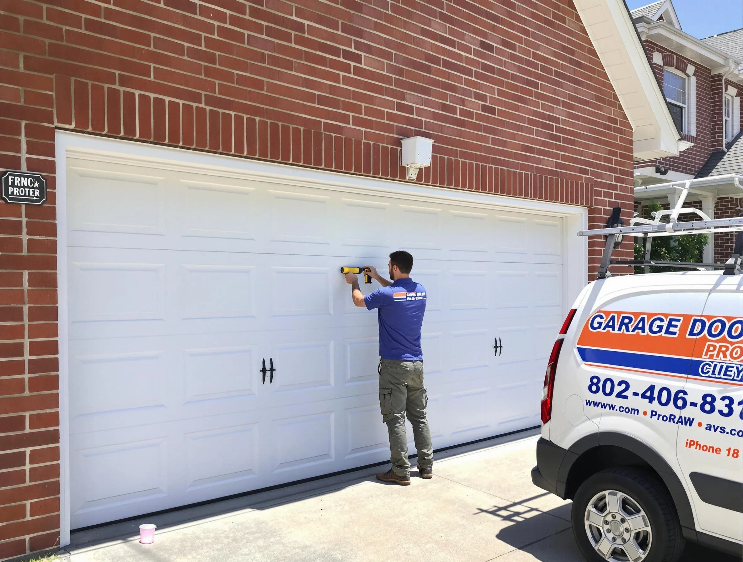 Local garage door repair service by Morrow Garage Door Repair in Morrow