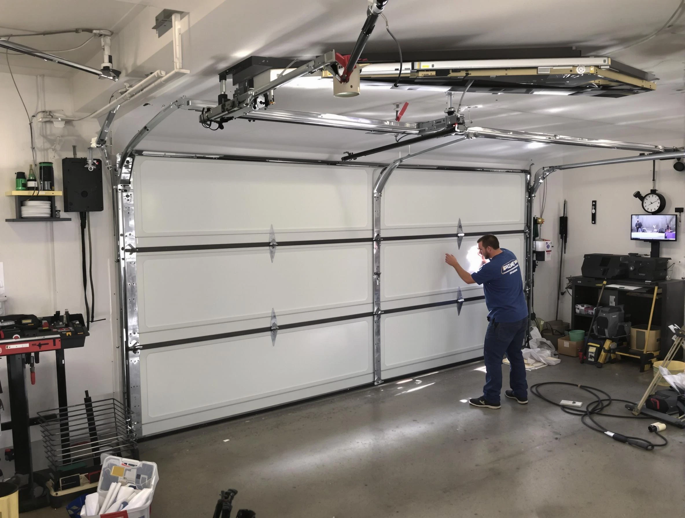 Professional garage door repair service by Morrow Garage Door Repair in Morrow