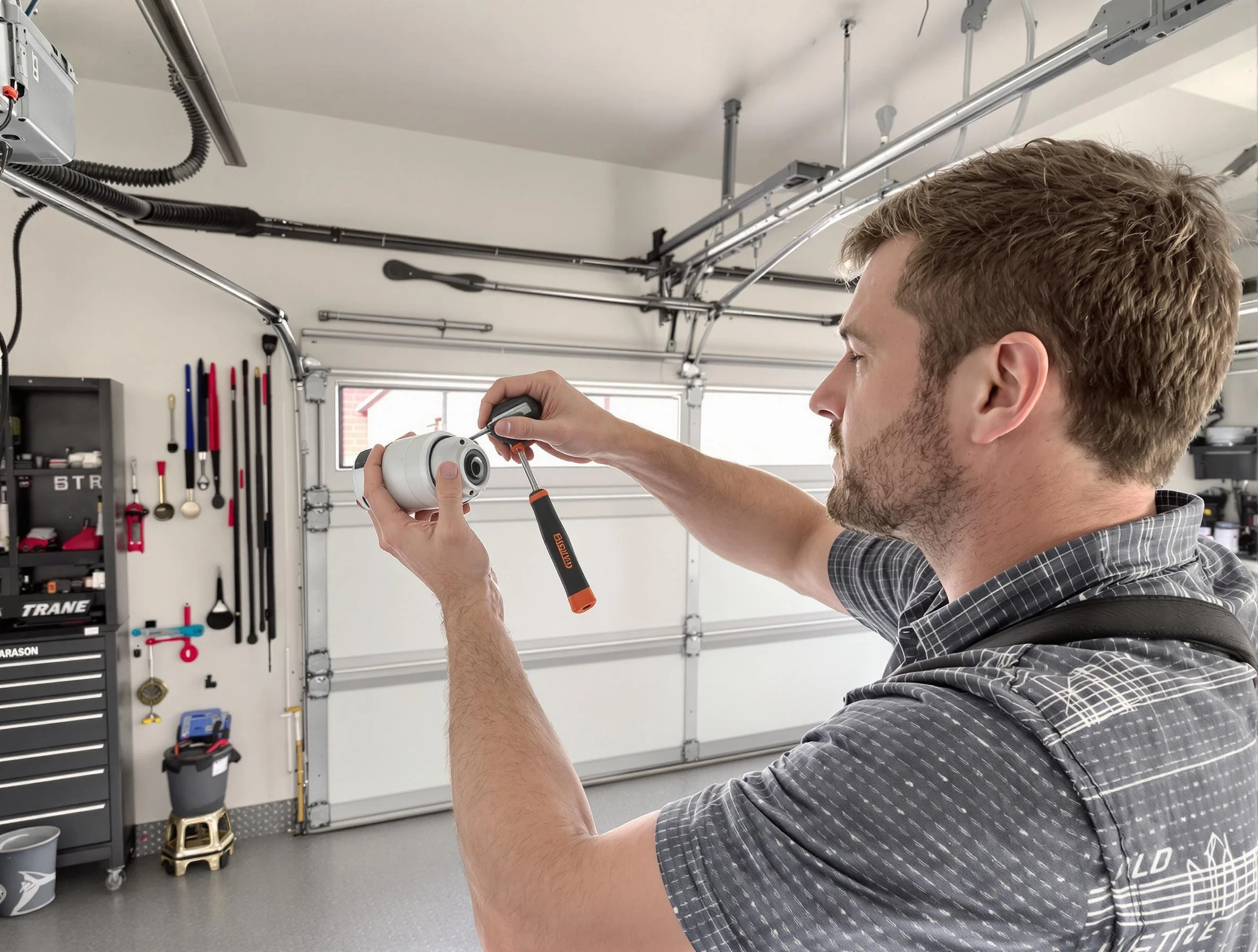 Garage door opener repair service by Morrow Garage Door Repair in Morrow