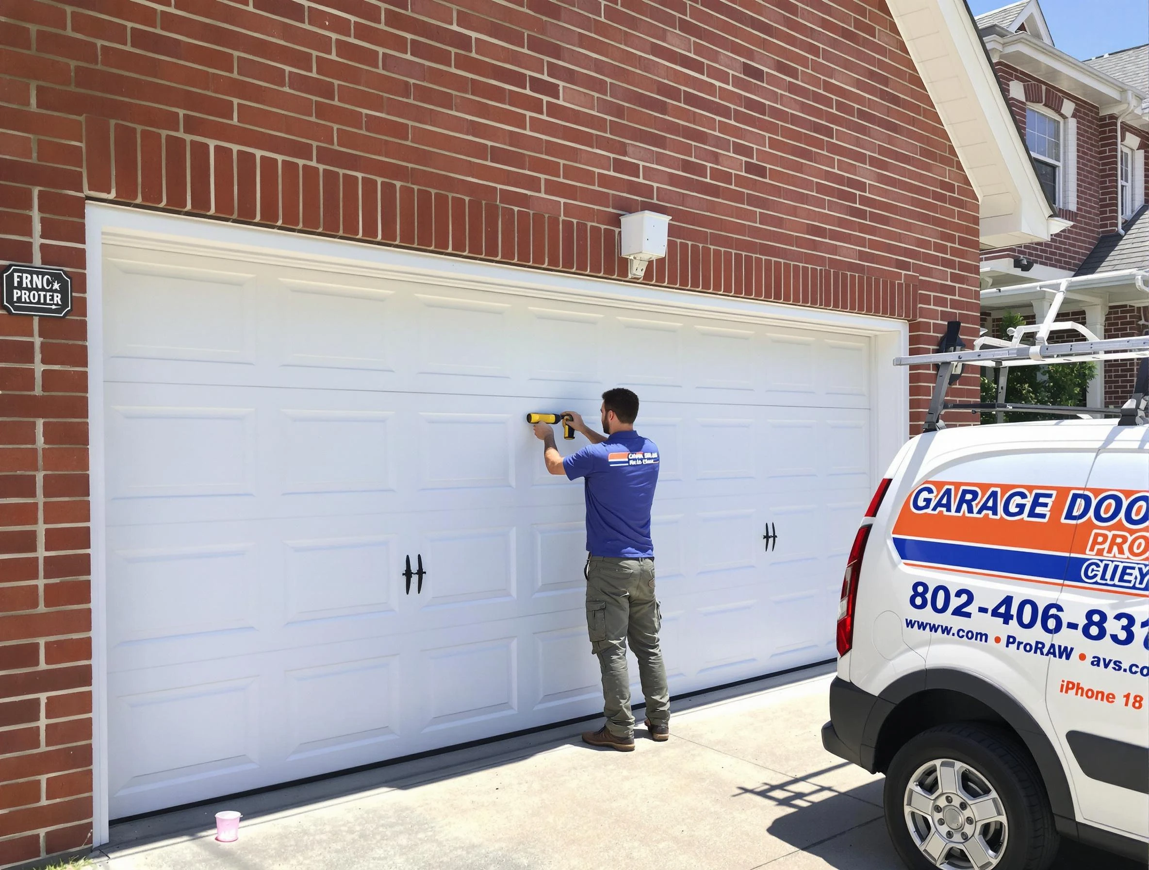 Local garage door repair service by Morrow Garage Door Repair in Morrow